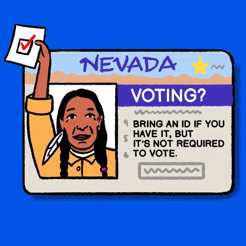 Nevada, headed to vote? Don't forget your ID.
