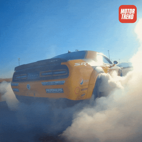 Dodge Burnout GIF by MotorTrend
