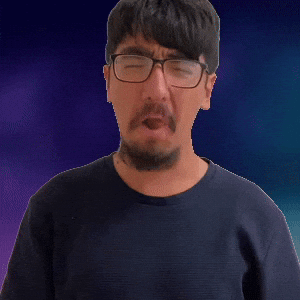 Tongue wiggling side to side