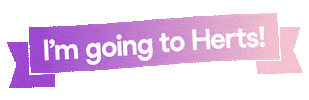 Banner Uni Sticker by University of Hertfordshire