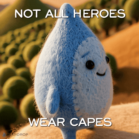 Not All Heroes Wear Capes Hero GIF by Teardrop
