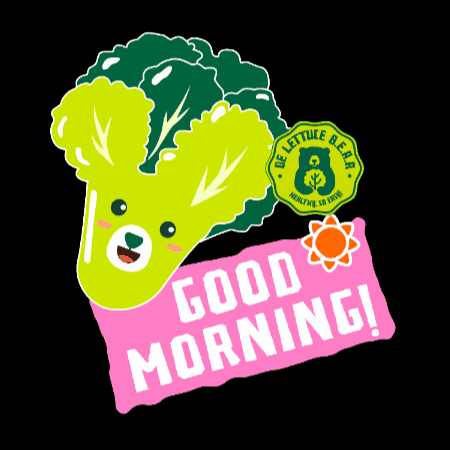 Morning Lettuces GIF by De Lettuce B.E.A.R