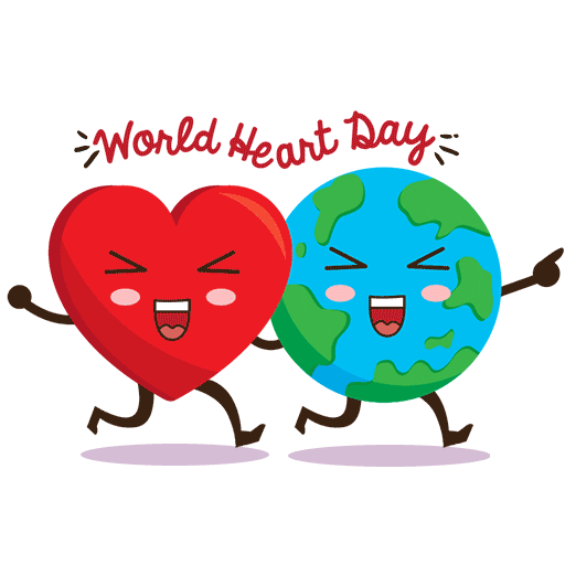 World Globe Sticker by Singapore Heart Foundation