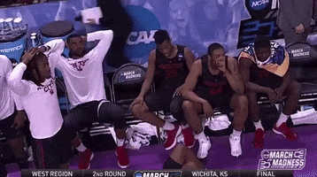 Lose College Basketball GIF by NCAA March Madness