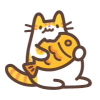 Cat Eating Sticker by MixFlavor 綜合口味