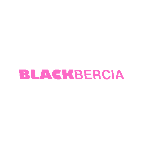 Black Bercia Sticker by Bercia