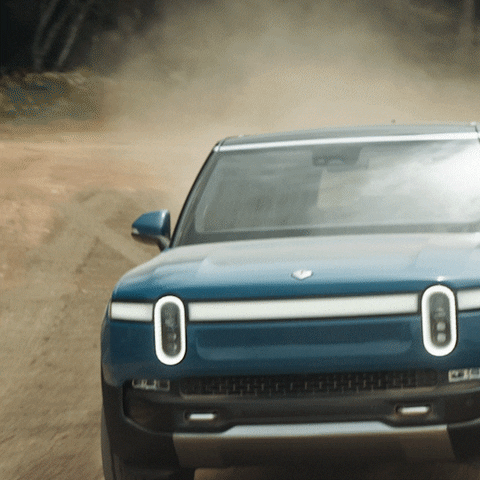 Drive Responsibly Electric Car GIF by Rivian
