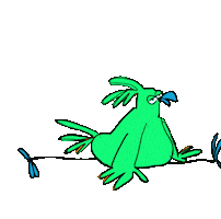 Yoga Chicken Sticker