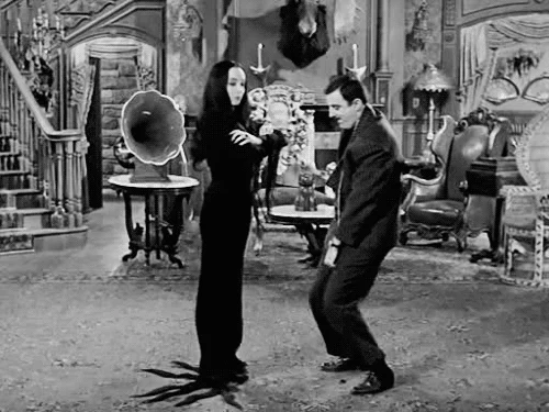 the addams family dancing GIF