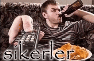 Guy Drinking GIF