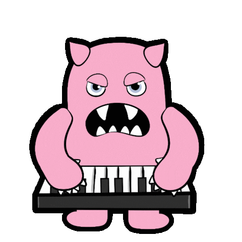 Dance Monster Sticker by Muse Arts