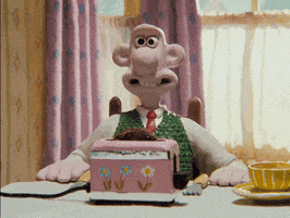 wallace and gromit breakfast GIF