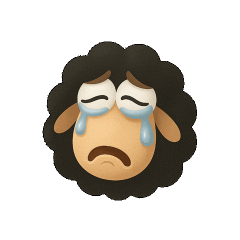 Sad Cry Sticker by Abruzzo Arrosticini