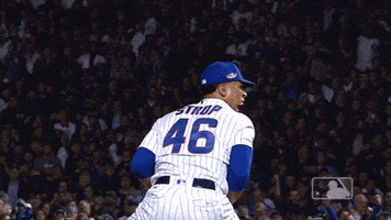 excited pedro strop GIF by MLB