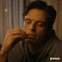 Sebastian Stan Eating GIF by Searchlight Pictures