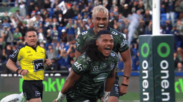Yell Lets Go GIF by NZWarriors