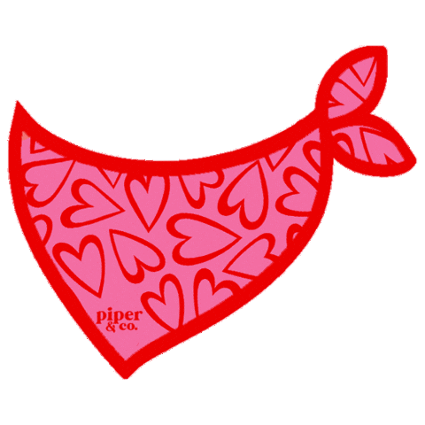 Heart Dog Bandana Sticker by piper & co.