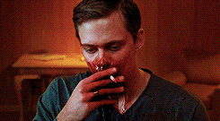 bill skarsgard smoking GIF