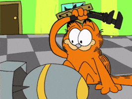 Wrench Garfeild GIF