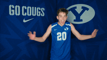 Surprised Sport GIF by BYU Cougars