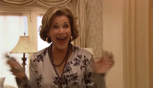  tv excited mom arrested development screaming GIF
