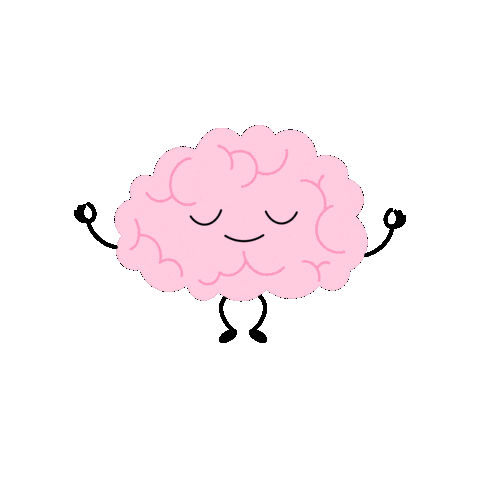 Brain Meditate Sticker