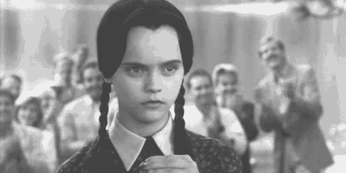 Image result for wednesday addams gif