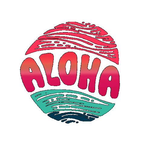 Aloha Sticker by Coeur Sports