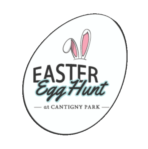Easter Bunny Sticker by Cantigny Park