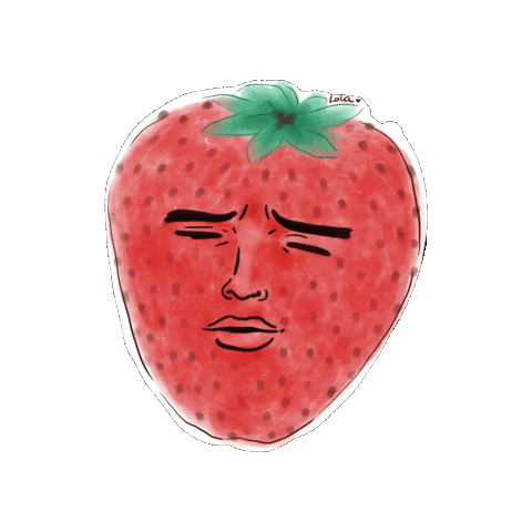 Red Fruit Sticker