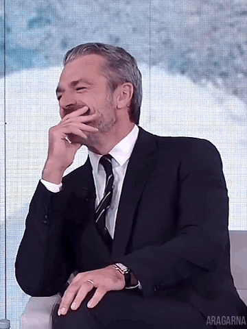 Luca Argentero Laugh GIF