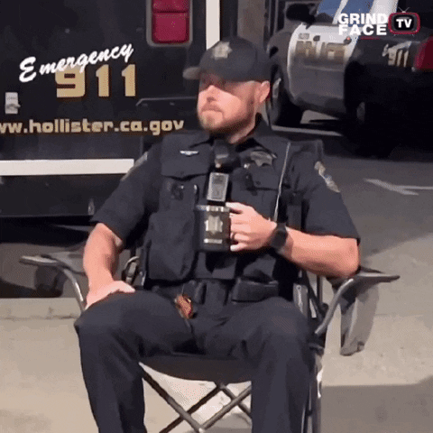 Police Crime GIF by GrindFace TV