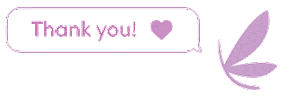 Fairy Thank You Sticker by Lashbar LLC