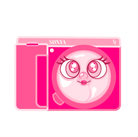 Camera Sonya Sticker by Socials & Stilettos