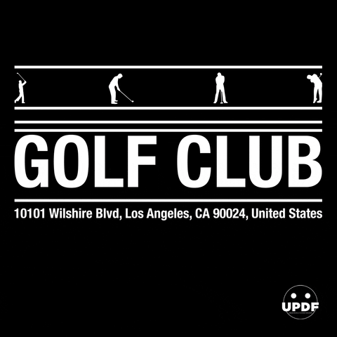 Golf Club GIF by Updf