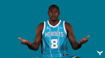 Confused Get Loud GIF by Charlotte Hornets