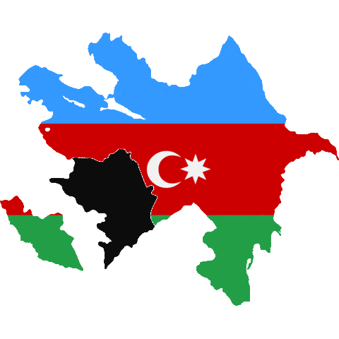 Azerbaijan Karabakh Sticker by KKM Group