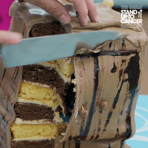Surprise Cake GIF by The Great British Bake Off
