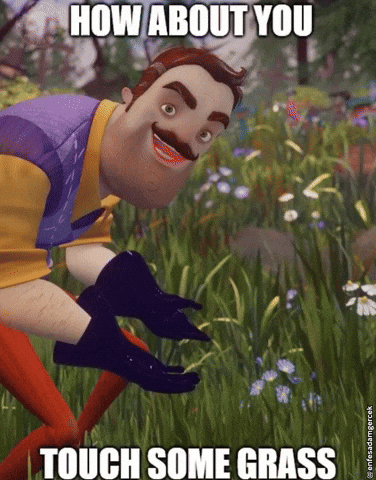 Hello Neighbor Grass GIF