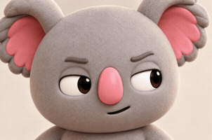 Suspicious Side Eye GIF by Barely Bearz
