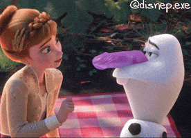 Anna Snowman GIF