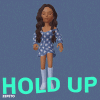 Calm Down Hold On GIF by ZEPETO