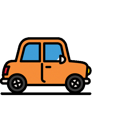 Orange Car Sticker by State Insurance NZ