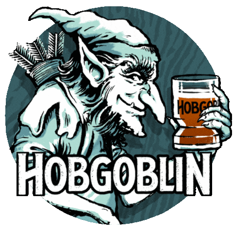 Drink Cheers Sticker by Hobgoblin Beer