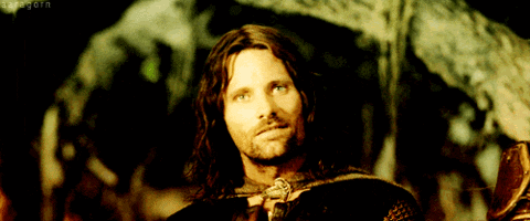 the lord of the rings smile GIF