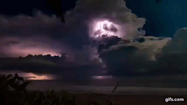  storm timelapse anger thunder headache GIF