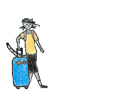 Travel Leave Sticker