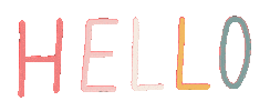 Hello Sticker