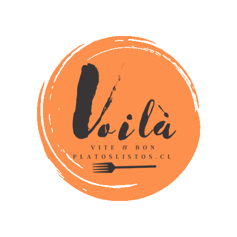 voilaplatoslistos Sticker