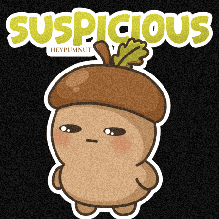 Suspicious Sticker GIF